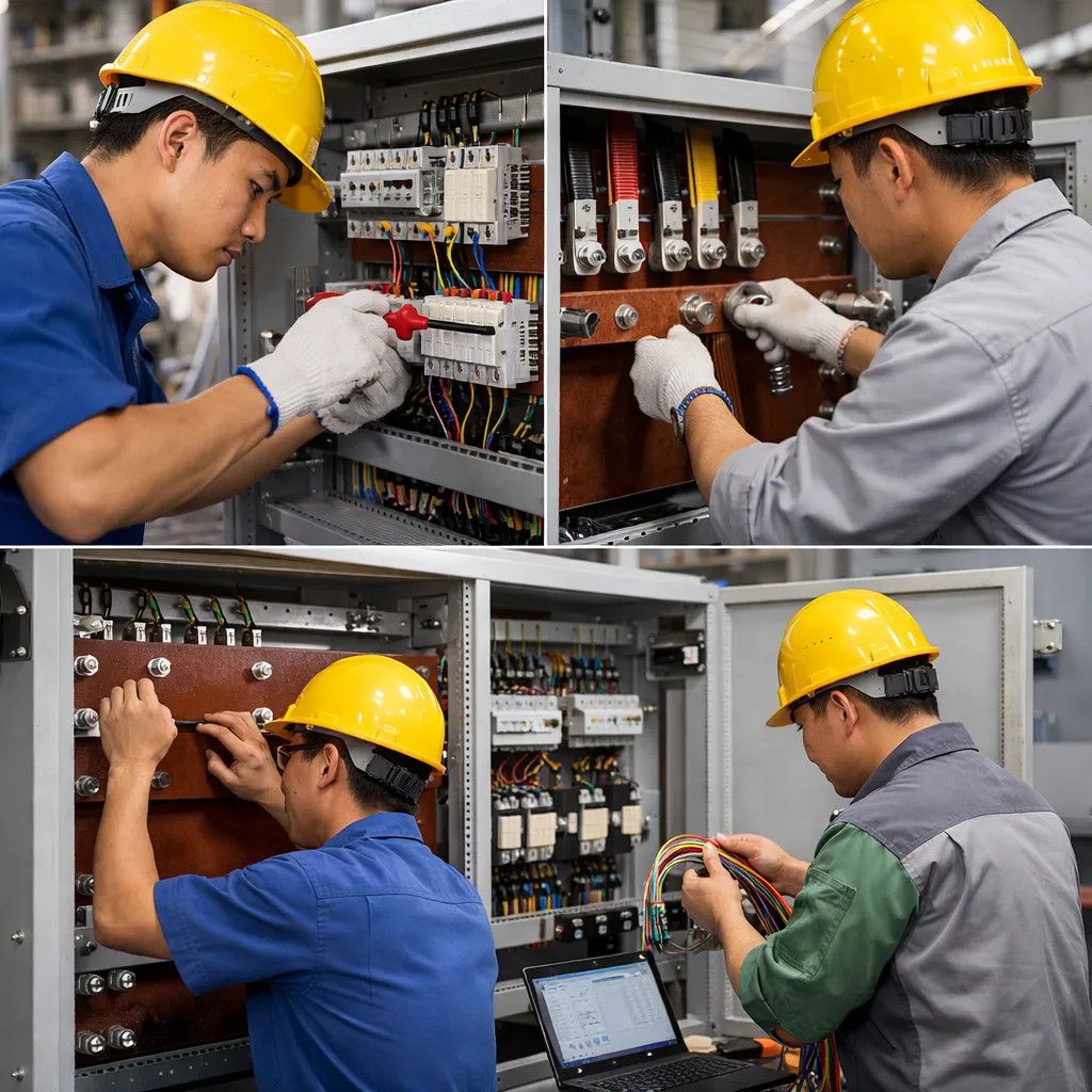 Gia c&ocirc;ng tủ điện c&ocirc;ng nghiệp